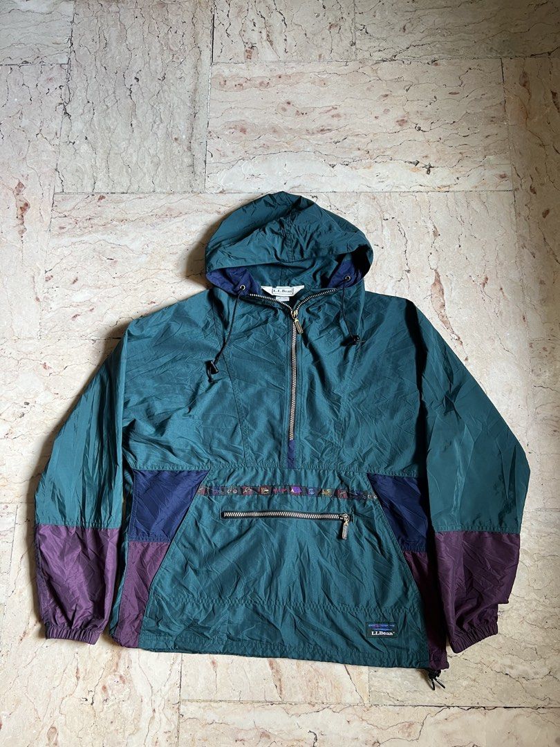 Vintage 90s LL Bean Anorak Nylon Jacket Men (Category: Coats, Jackets and Outerwear) located in San Jacinto. Submitted by rex_finds (Listing ID 1467010323, Image 1). Description: Vintage 90s LL Bean Anorak Nylon Jacket Men Size: Small but fits Large 100 % Authentic 💯💯💯 Dimes: 23 x 26 inches Color rate: 10/10 Like new condition No flaws or issues Jacket is unisex Price is negotiable Feel free to give a reasonable offer PM for more info.
