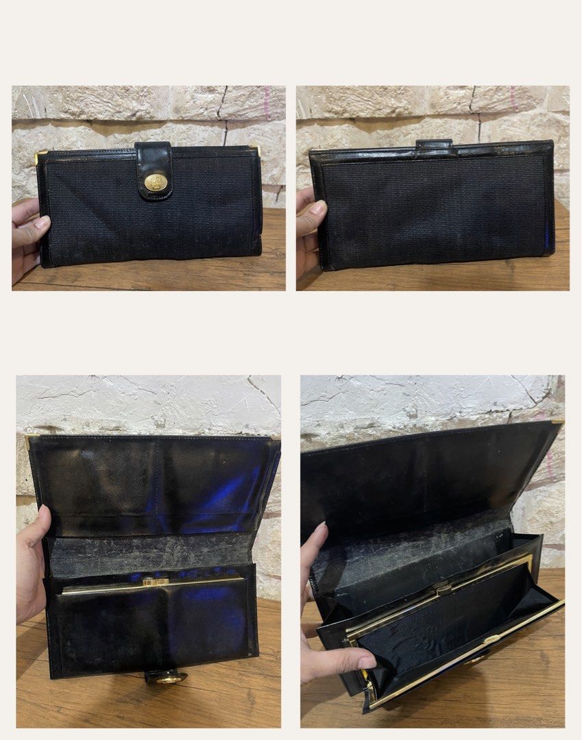 Vintage black long wallet (Category: Wallets & Card holders) located in San Fernando. Submitted by japansurpluselyu (Listing ID 1467059338, Image 1). Description: .
