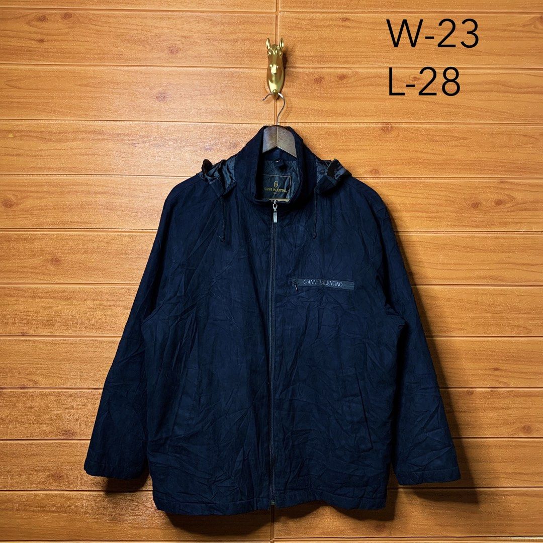 Vintage Gianni Valentino Packable Hood (Category: Coats, Jackets and Outerwear) located in Quezon City. Submitted by donklasiko (Listing ID 1467083506, Image 2). Description: Condition: 9.5+/10 Pristine condition Issue: non Refer to the dimension 🤗 PM FOR MORE DETAILS NO RETURN, NO EXCHANGE & NO REFUND! ✅I ALSO ACCEPT TRADE/SWAP TO ANYTHING JUST DROP YOUR OFFER Please manage your expectations, this is a secondhand item. What you see is what you 