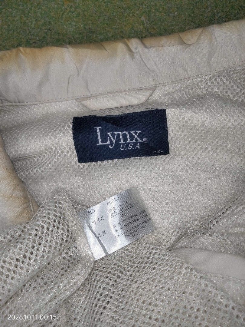 Vintage Lynx Bi-Swing Harrington (Category: Coats, Jackets and Outerwear) located in Caloocan City. Submitted by haruconcep52476 (Listing ID 1467149486, Image 3). Description: Vintage Lynx Bi-Swing Harrington Dimensions W22×L26 Good condition Color rate 9 Issue need wash.