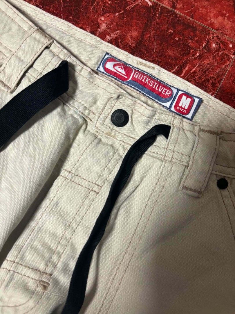 Vintage Quicksilver Pants (Category: Jeans) located in Carmen. Submitted by fukqueazz (Listing ID 1467146995, Image 3). Description: Quicksilver W 30-32 / L 42 / Thigh 15 / LO 9 Good Condition Authentic Vintage Need Wash Dirt 📍Cebu JnT Express Mop:Gcash.