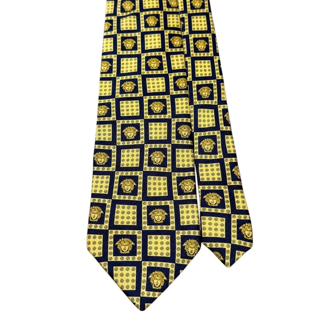 VINTAGE VERSUS GIANNI VERSACE SILK NECKTIE (Category: Ties) located in Dinalupihan. Submitted by aizzeestuffs (Listing ID 1467058936, Image 2). Description: Color may vary due to lighting. Pm for more Details. Old Money Luxury Designer.