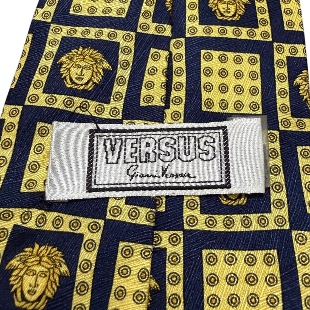 VINTAGE VERSUS GIANNI VERSACE SILK NECKTIE (Category: Ties) located in Dinalupihan. Submitted by aizzeestuffs (Listing ID 1467058936, Image 3). Description: Color may vary due to lighting. Pm for more Details. Old Money Luxury Designer.