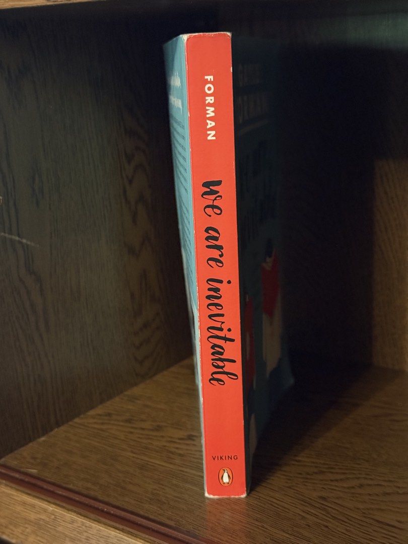 We Are Inevitable by Gayle Forman (Category: Storybooks) located in Rodriguez. Submitted by bmade08 (Listing ID 1467134369, Image 2). Description: - Title: We Are Inevitable by Gayle Forman - with minor annotations (underlines) - no foxing or tanning - Format: Paperback.