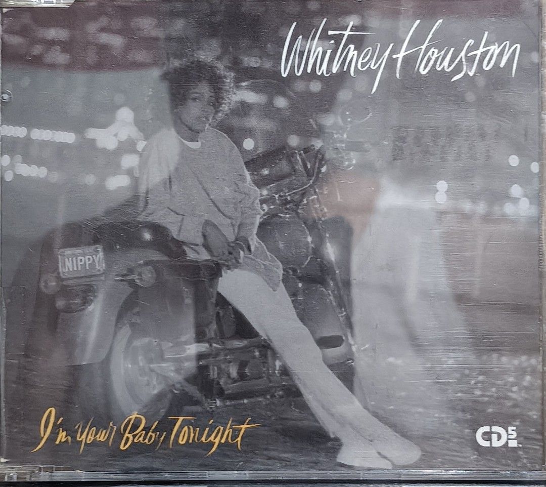 Whitney Houston I'm Your Baby Tonight CD Single (Category: CDs & DVDs) located in Manila. Submitted by ruelcabrer77078 (Listing ID 1467156830, Image 1). Description: - Artist & Title: Whitney Houston - I'm Your Baby Tonight CD Single - Label / Year: Arista Records, 1990 release - Tracklist: 4 tracks including I'm Your Baby Tonight, I'm Knockin', Extended Remix, and Feels So Good - Packaging: Original jewel case complete with front artwork and bac