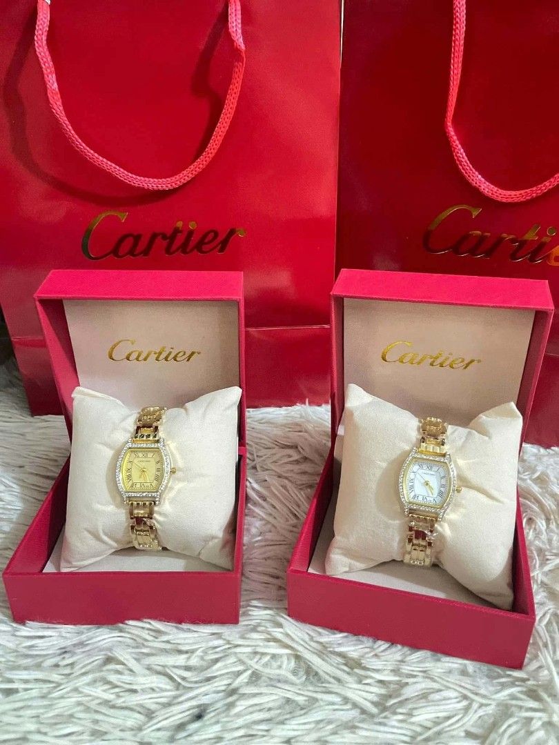 WHOLESALE CARTI3R WATCH (Category: Luxury Watches) located in Manila. Submitted by _bylodia (Listing ID 1467157860, Image 1). Description: ⌚️ ASSORTED CARTIER WATCH P 1,800 for 5 pcs 300 each min. 10pcs 400 ach min. 20pcs — with complete set • adjustable strap • plated color • with battery • heavy high quality.