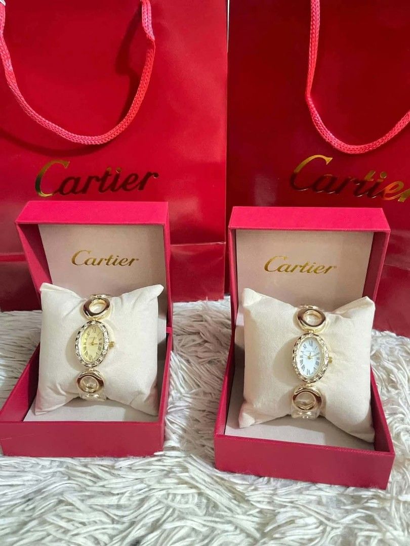 WHOLESALE CARTI3R WATCH (Category: Luxury Watches) located in Manila. Submitted by _bylodia (Listing ID 1467157860, Image 2). Description: ⌚️ ASSORTED CARTIER WATCH P 1,800 for 5 pcs 300 each min. 10pcs 400 ach min. 20pcs — with complete set • adjustable strap • plated color • with battery • heavy high quality.
