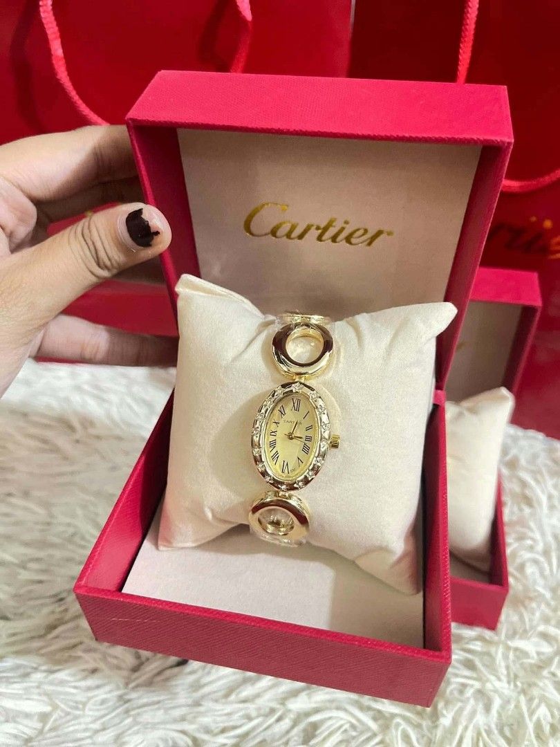 WHOLESALE CARTI3R WATCH (Category: Luxury Watches) located in Manila. Submitted by _bylodia (Listing ID 1467157860, Image 3). Description: ⌚️ ASSORTED CARTIER WATCH P 1,800 for 5 pcs 300 each min. 10pcs 400 ach min. 20pcs — with complete set • adjustable strap • plated color • with battery • heavy high quality.