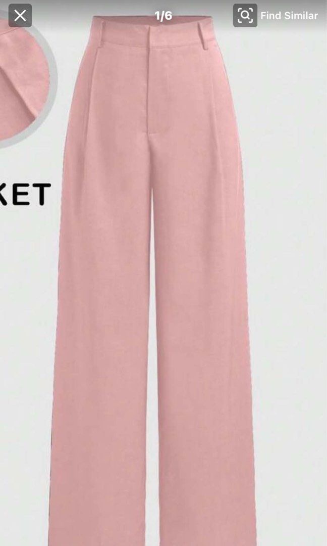 Women Pink Trousers (Category: Other Bottoms) located in Manila. Submitted by serra_shop (Listing ID 1467034040, Image 1). Description: Pink Trousers Waist: 28 inch Width: 14 inch Length: 97cm Location: Pampanga Courier: J&T.