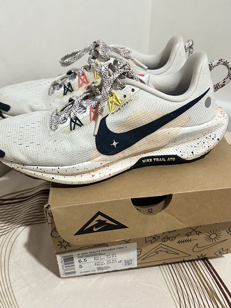 Women’s Nike Reactx Pegasus Trail 5 - Size 6.5 US (Category: Sneakers) located in Manila. Submitted by thebeloved82917 (Listing ID 1467155672, Image 2). Description: ORIGINAL.