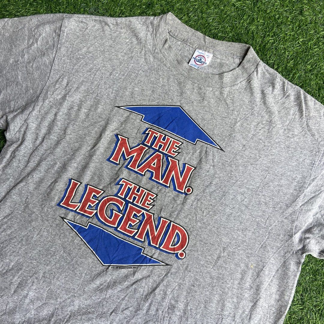Y2k Pro-Delta The Man, The Legend Statement Tee (Category: Tshirts & Polo Shirts ) located in Davao. Submitted by payts.wruh (Listing ID 1467095438, Image 1). Description: Y2k The Man, The Legend Statement Tee sz Large 23x27 excellent condition no issue likenew.
