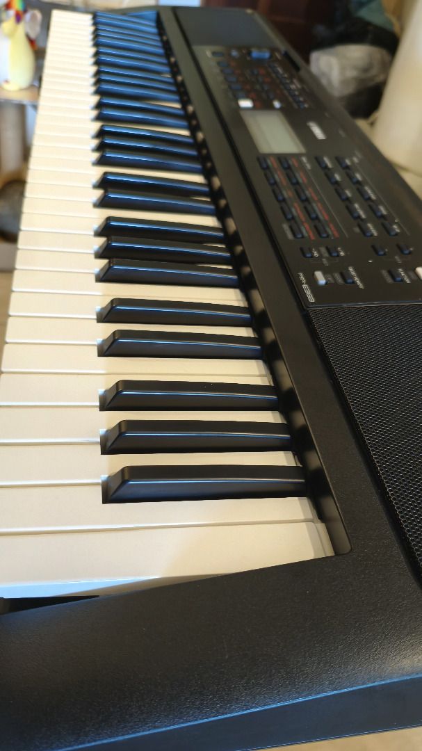 Yamaha PSR-E383 Keyboard with Stand and Cover (Category: Musical Instruments) located in Quezon City. Submitted by tojiyuugi_07 (Listing ID 1466986388, Image 2). Description: Pre-loved Yamaha PSR-383 Keyboard for Sale Bought in 2025, Lightly Used, Well-maintained and perfectly working Inclusions : Double-X Stand Dust Cover Default and Piano Pedal Music Sheet Stand RFS : Upgrade Meet up at SM Fairview, Ayala Fairview Terraces, UP Town Center, SM N