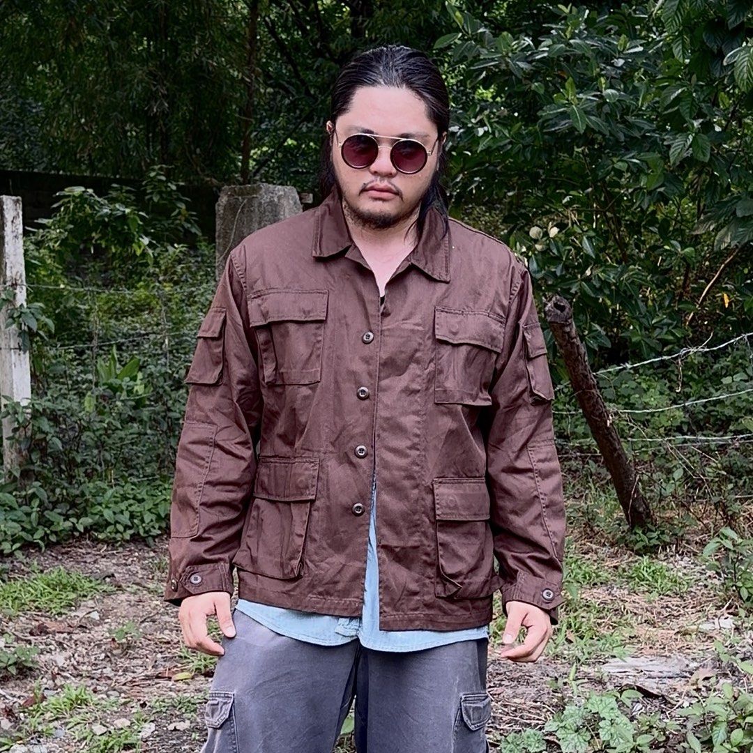 YMCL KY Japan Brown US Army BDU Jacket (Category: Coats, Jackets and Outerwear) located in Dinalupihan. Submitted by brokencasket (Listing ID 1467142229, Image 2). Description: YMCL KY Japan Brown US Army BDU Jacket Size S on tag. Measurements on photo. .