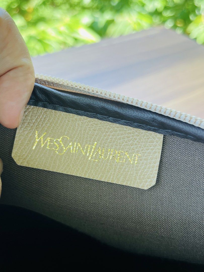 YSL pouch (Category: Luxury Bags & Wallets) located in Oroquieta. Submitted by lucytalaboc (Listing ID 1467078101, Image 3). Description: from Japan surplus big,spacious .