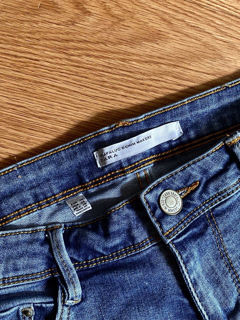 Zara Blue Highwaisted Denim Distressed Short (Category: Shorts) located in Quezon City. Submitted by dcbys (Listing ID 1467123200, Image 2). Description: brand new size 38 on tag fit 28-30 .