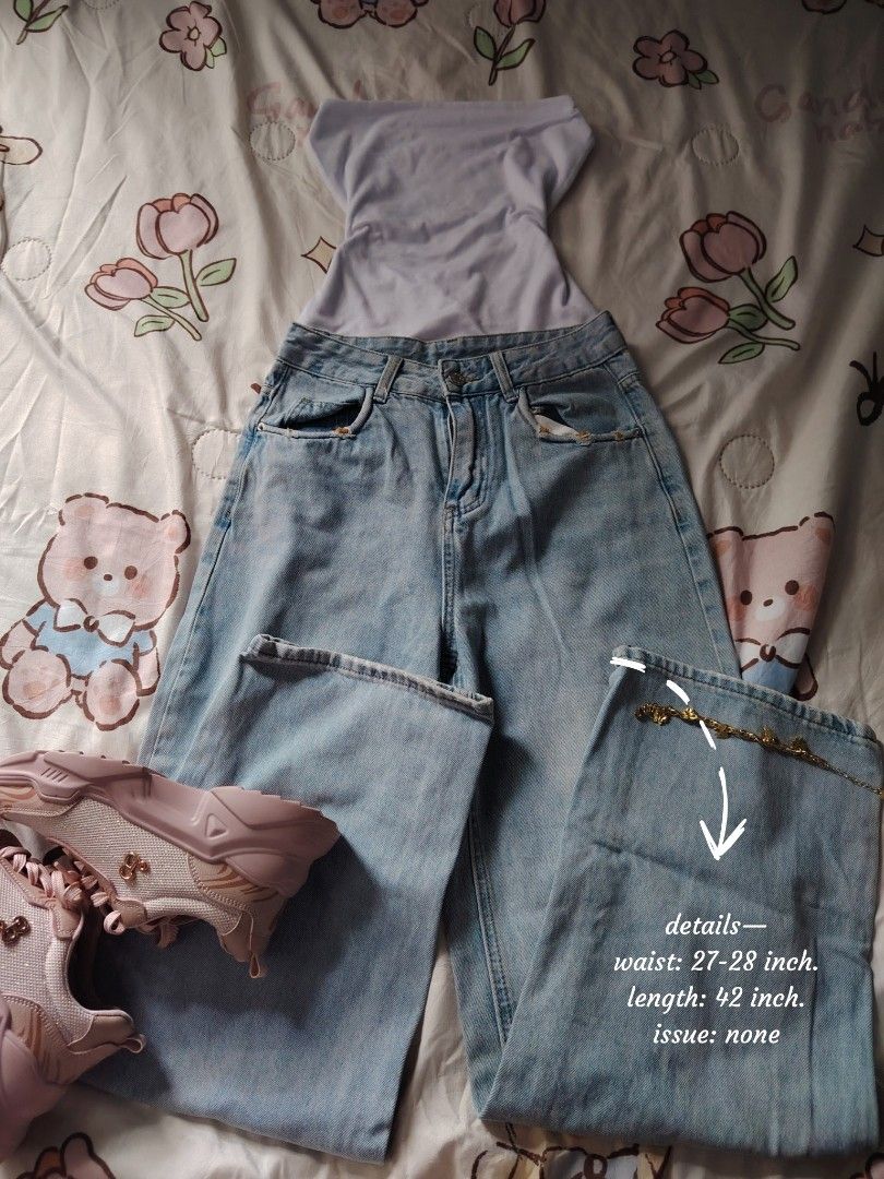 08 denim pants 👖 (Category: Jeans) located in Hermosa. Submitted by lcvelycath (Listing ID 1467198684, Image 2). Description: 08 denim pants 👖 size: m mine: ₱199 bid: ₱+10 lock: ₱399 (shipped) EOB: wednesday—october 14, 2026 °. thrifted, pre-loved, or brand new but ready to wear (some aren't bcs i don't have the time to wash them, very sorryy :<) colors may vary due to lightning & quality 𐙚 °. check details before mine joy miners will be poste