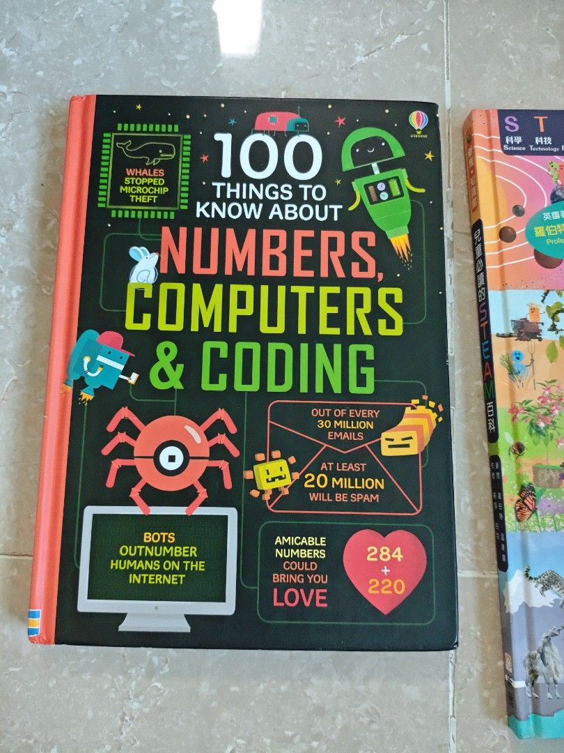 100 things to know about numbers computers and coding （分類：教科書）位於 Hong Kong。 由 rubiafung026296 提交（商品編號 1467245509，圖片 1）。簡介： no backing out can alipay WeChat or cash delivery fee not included 。