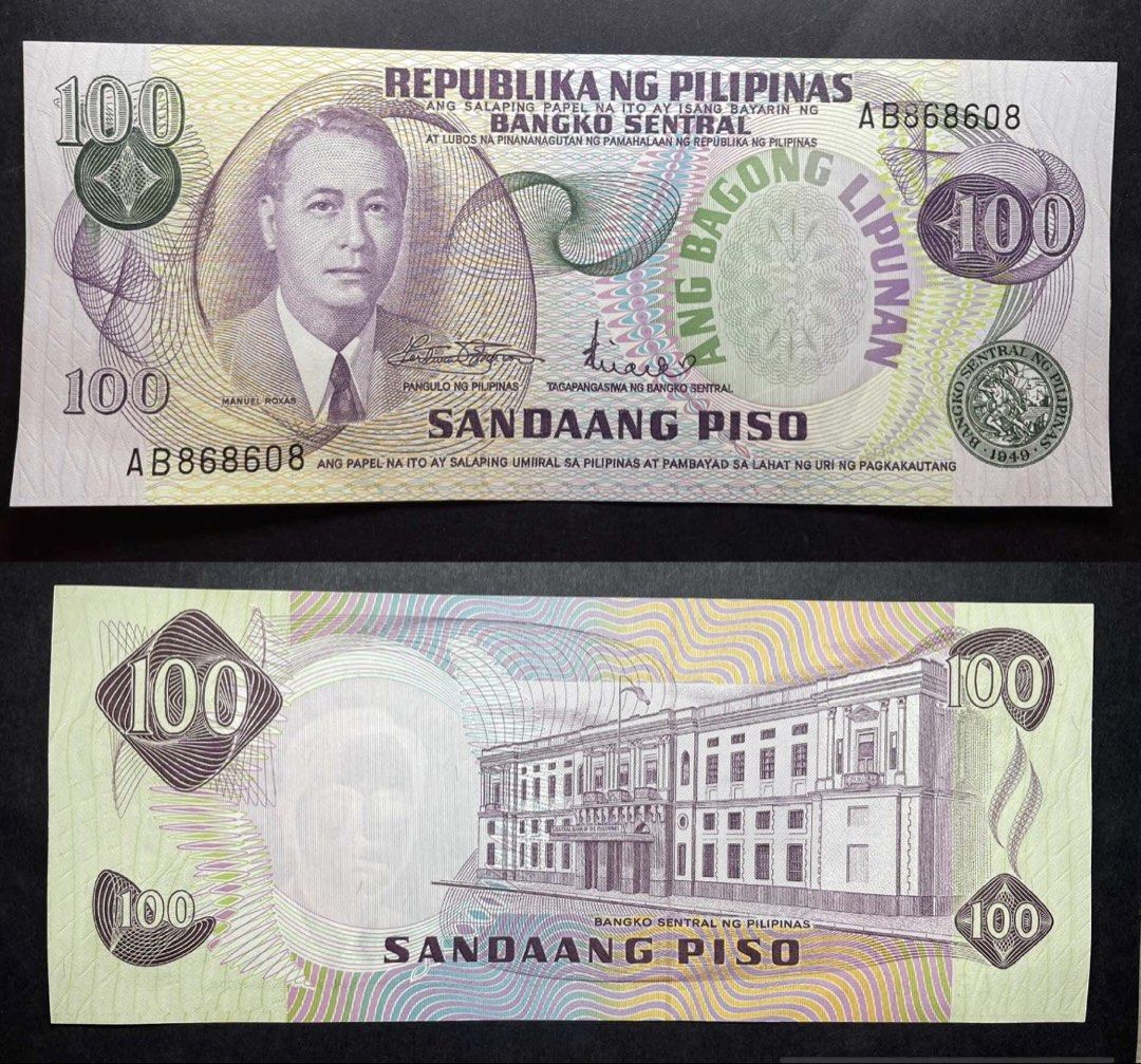 100P HTF TYPE 3 ABL UNC/VF CONDTION (Category: Currency) located in Roxas. Submitted by hobbyisthub (Listing ID 1465583251, Image 1). Description: ONLY 1 AVAILABLE HTF TYPE 3, GREEN LIGHT SEAL AUTHENTIC/UNCIRCULATED/VF SHIPS 1-2 DAYS,ADD SF GCASH PAYMENT PLS DO YOUR OWN GRADING BEFORE PURCHASING PM SELLER FOR ANY QUERIES THANK YOU!.