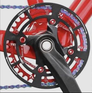 Driveline 56T 130mm BCD Chain guard with bolts, Sports Equipment ...