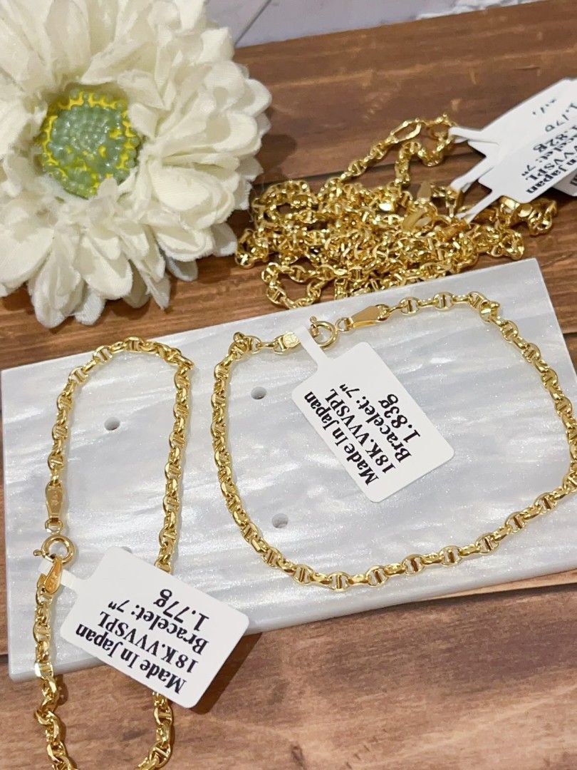 18k yg gold bracelet (Category: Bracelets) located in Manila. Submitted by luxesparks (Listing ID 1467199311, Image 3). Description: .
