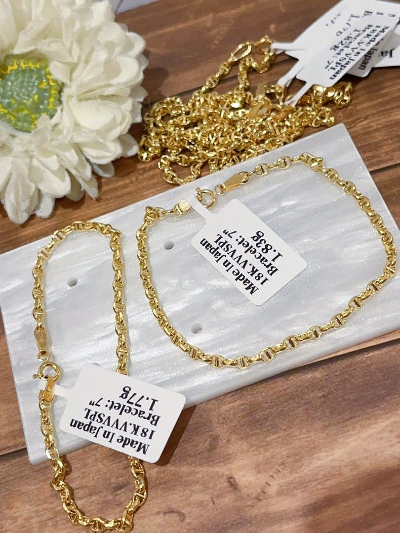 18k yg gold bracelet (Category: Bracelets) located in Manila. Submitted by luxesparks (Listing ID 1467199311, Image 1). Description: .