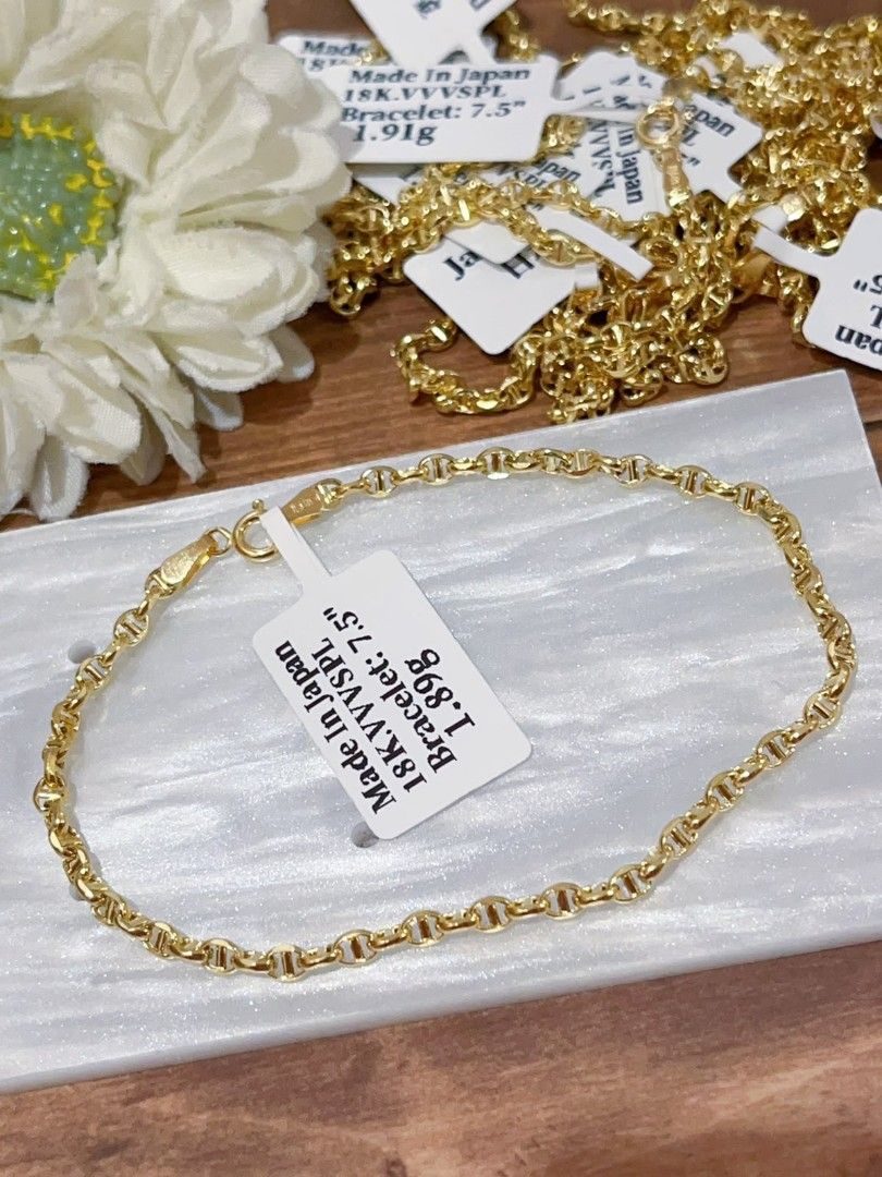 18k yg gold bracelet (Category: Bracelets) located in Manila. Submitted by luxesparks (Listing ID 1467199311, Image 2). Description: .