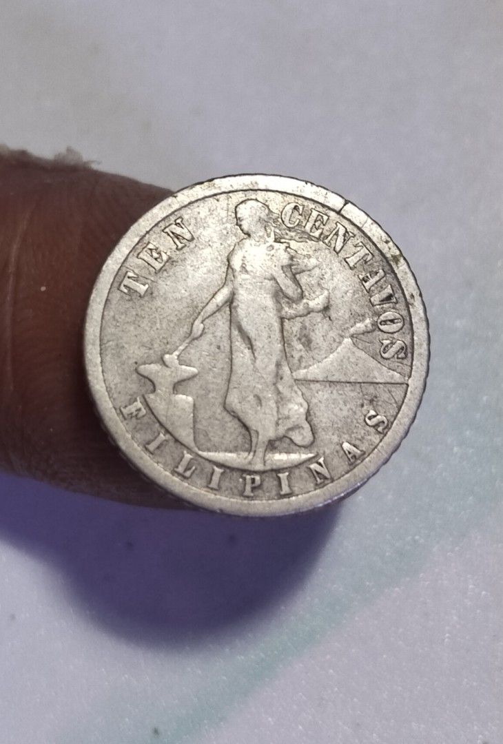 1908s 10c Uspi (Category: Currency) located in Manila. Submitted by wildcrystal.3b537c (Listing ID 1467338362, Image 2). Description: .