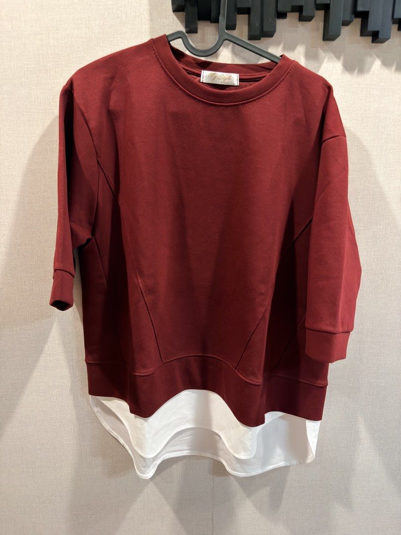 2in1 Cotton Top, BNEW, FS (Category: Blouses) located in Pasig City. Submitted by theclosetcasemanila (Listing ID 1467352260, Image 1). Description: Brand new. Washed but unused. 100% cotton. Soft and premium material. Bust fits upto 44” plus stretch. Fits small to XL frames. .