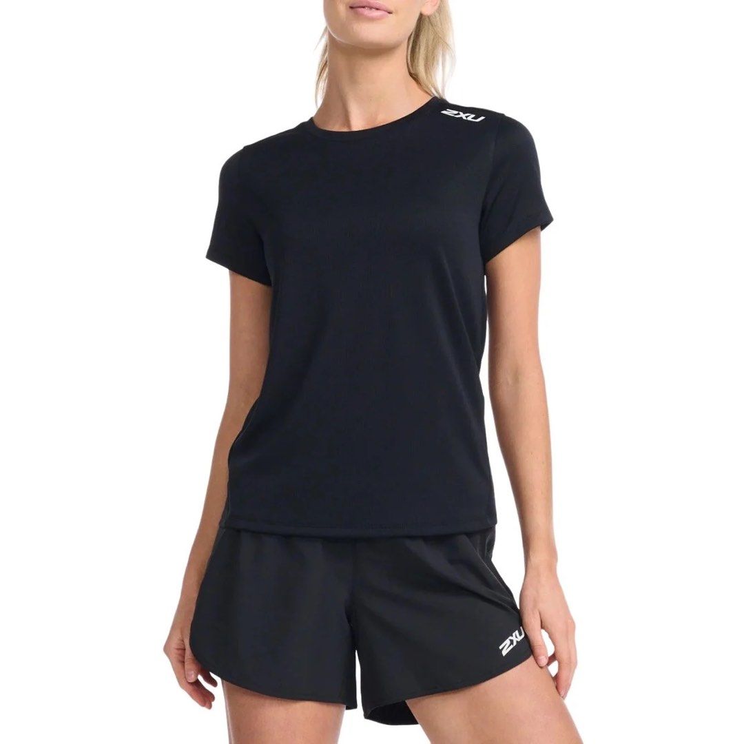 2XU aspire womens running tshirt small (Category: Activewear) located in Iba. Submitted by xooperfindslb (Listing ID 1467312708, Image 1). Description: 2XU aspire womens running t-shirt Black Small Chest width when laid flat - 17” No issue Like new.