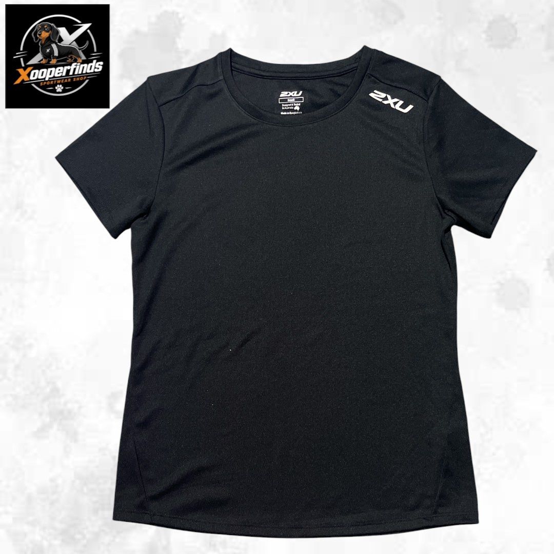 2XU aspire womens running tshirt small (Category: Activewear) located in Iba. Submitted by xooperfindslb (Listing ID 1467312708, Image 2). Description: 2XU aspire womens running t-shirt Black Small Chest width when laid flat - 17” No issue Like new.