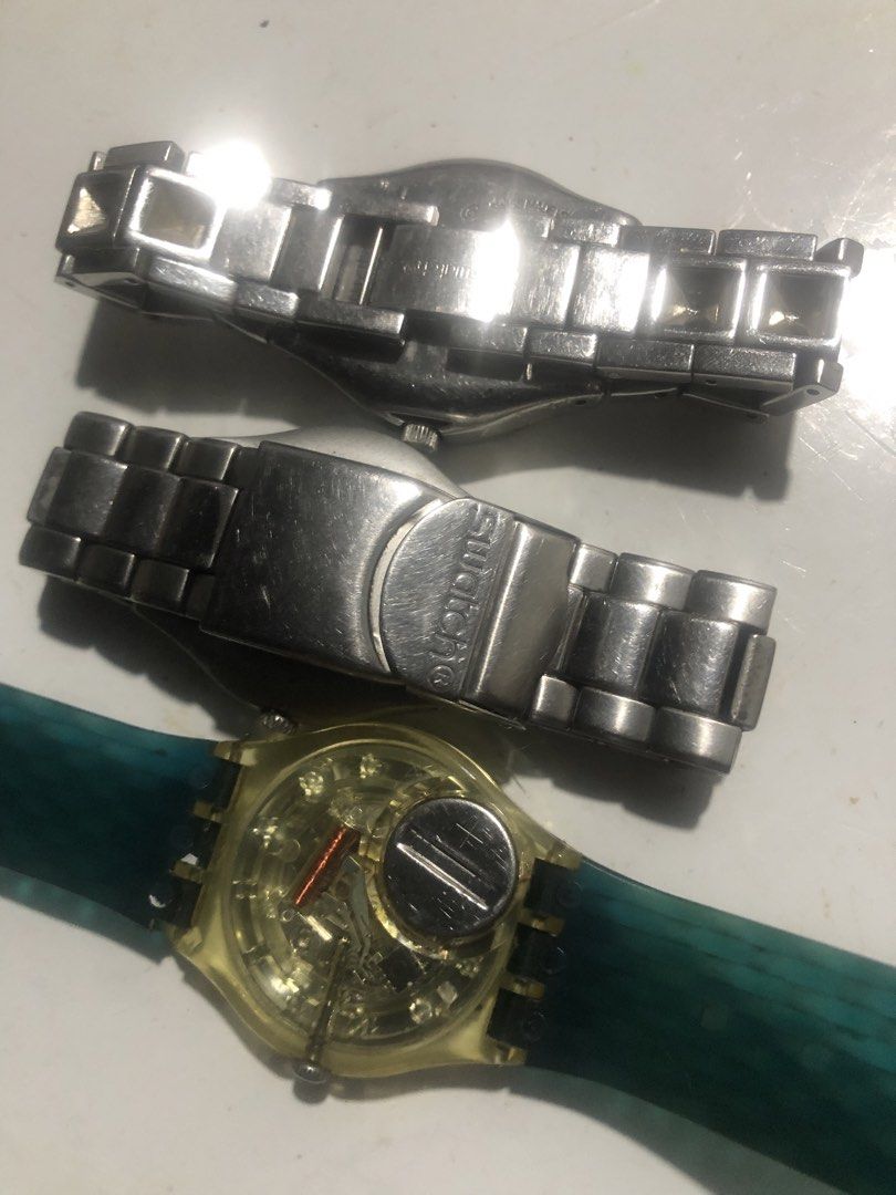 3 Swatch Watches Bundle (Category: Women's Watches) located in Imus. Submitted by verjel-31076 (Listing ID 1466040082, Image 3). Description: working fits 5.5-6.5 in wrist sign of usage .