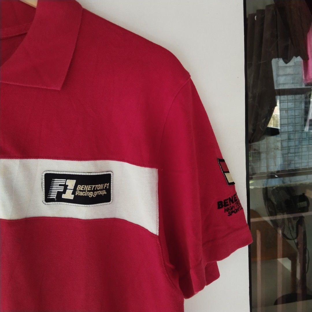 90s benetton formula 1 polo (Category: Tshirts & Polo Shirts ) located in Davao. Submitted by stealgrail (Listing ID 1467358408, Image 3). Description: Vintage 90s Benetton formula 1 polo Small on tag Large dimensions 22 by 28 Excellent to new condition Mine 880.00 free shipping 🫶 "All product names, logos, and brands are property of their respective owners. I do not claim ownership of any registered trademarks" Admin R 📍 Island Garden City of 