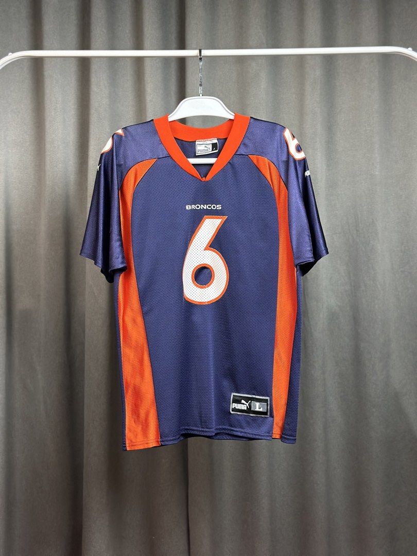 90’s Broncos Jersey Shirt (Category: Tshirts & Polo Shirts ) located in Batangas. Submitted by geejay2ph (Listing ID 1467265266, Image 1). Description: ʙʀᴀɴᴅ: 90’s Broncos Jersey Shirt sɪᴢᴇ: Large on Tag ; Best Fit Medium Mens & M-L Women’s Neck to Bottom Length (27) in. Pit-Pit Width (21) in. ᴄᴏɴᴅɪᴛɪᴏɴs: Pristine Condition Like New ✨.