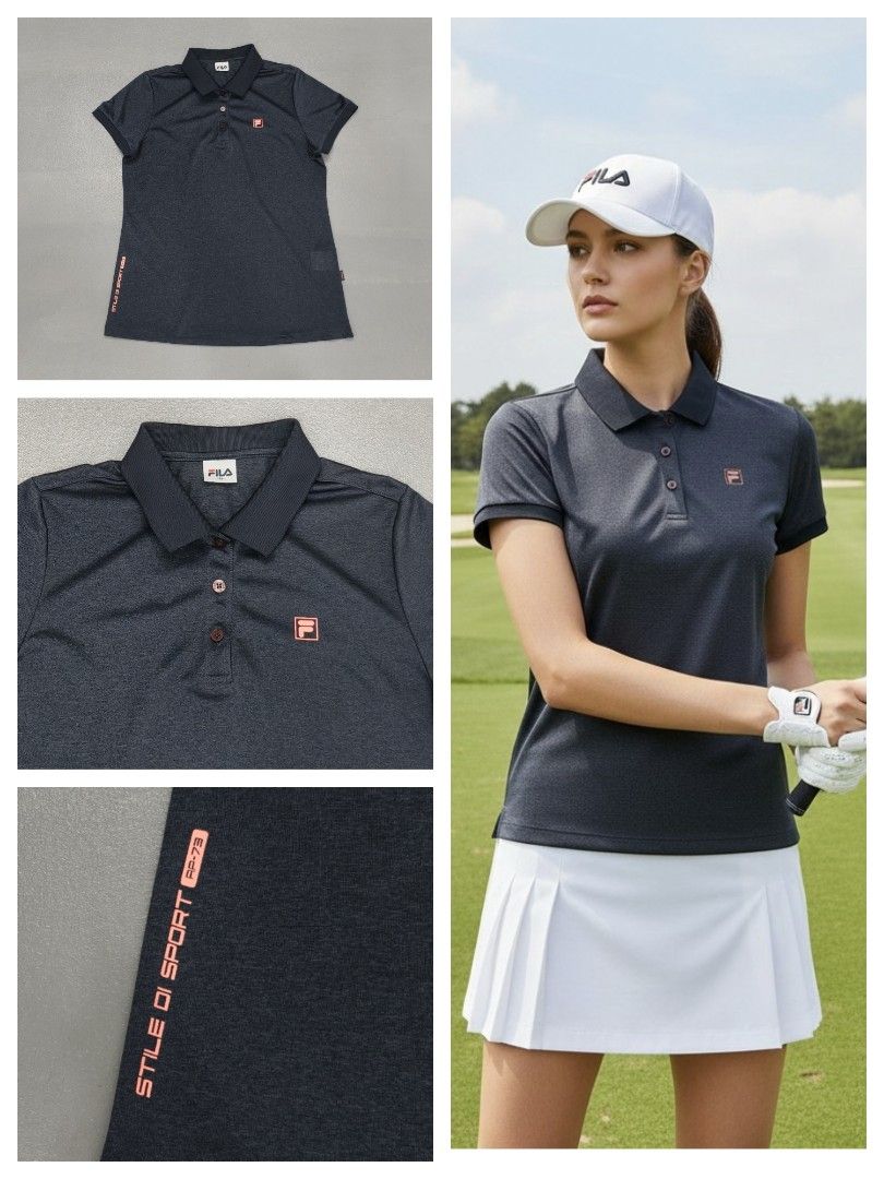⛳ FILA MEDIUM (Category: Others Tops) located in Cagayan de Oro. Submitted by ladiescollections.ph (Listing ID 1467321766, Image 1). Description: ---FIL4 ⛳⛳⛳ ---100% AUTHENTIC ---SIZE 95 MEDIUM W-18 L-24 ---PLS REFER TO DIMENSIONS ---ALMOST NEW CONDITION 9.8/10 ---NO ISSUE ---SUPER NICE COLOR ⛳ ---950 ONLY.