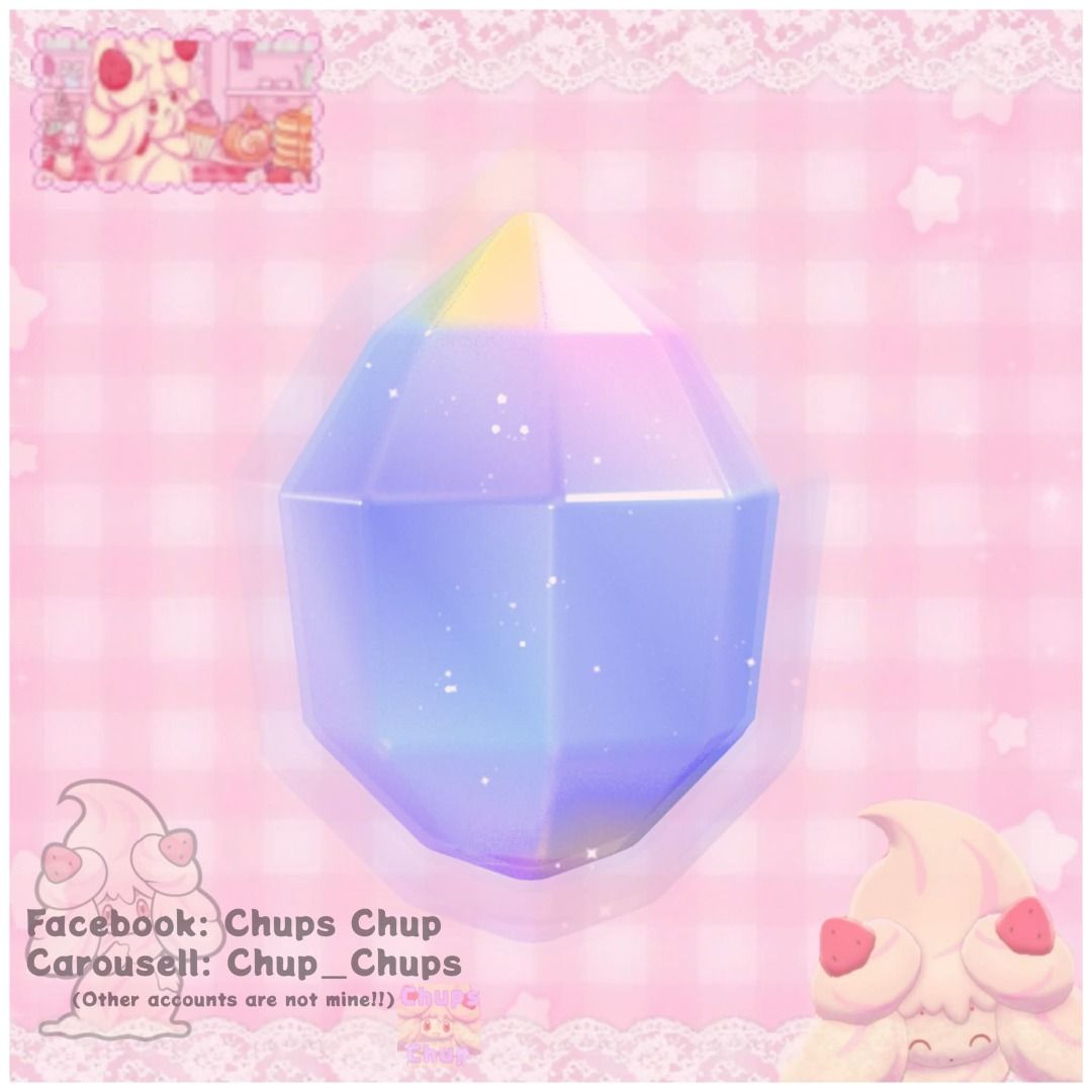 💎 GEMSTONE EGG 💎 // ADOPT ME 🩷 (Category: In-Game Products) located in Quezon City. Submitted by pieumyq2006 (Listing ID 1467312779, Image 1). Description: ✨ Stock: 1 (₱20 EACH) ✨ MOP: GCASH ONLY ❤️ will meet you in-game! ^^❤️.