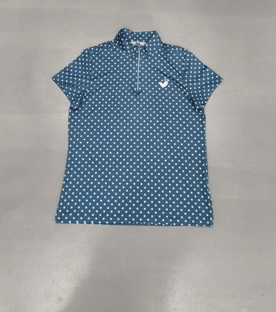 ⛳ GEORGIO FERRI ITALY GOLF LARGE (Category: Others Tops) located in Cagayan de Oro. Submitted by ladiescollections.ph (Listing ID 1467358711, Image 2). Description: ---G3RGIO F3RRI ITALY GOLF ⛳⛳⛳ ---100% AUTHENTIC ---SIZE 100 LARGE W-19 L-24.5 ---PLS REFER TO DIMENSIONS ---ALMOST NEW CONDITION 9.8/10 ---NO ISSUE ---SUPER NICE COLOR ❤️ ---950 ONLY.