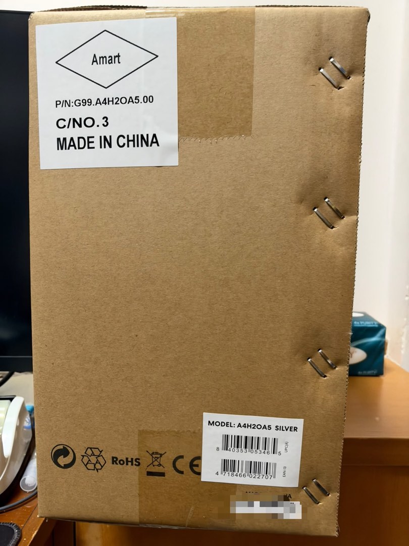 全新未拆盒 Lian Li A4-H2O Mini-ITX 機箱 PCIe 5.0 - Silver 銀色 （分類：桌上電腦）位於 Hong Kong。 由 octopus852 提交（商品編號 1467344474，圖片 3）。簡介： 【全新】Lian Li x DAN Cases A4-H2O PCIe 5.0 迷你機箱 (銀色) 狀態： 100% 全新未拆盒 型號： A4H2OA5 SILVER（最新 PCIe 5.0 版） 價錢： $1,150（市價 $1,280+，可小議）。