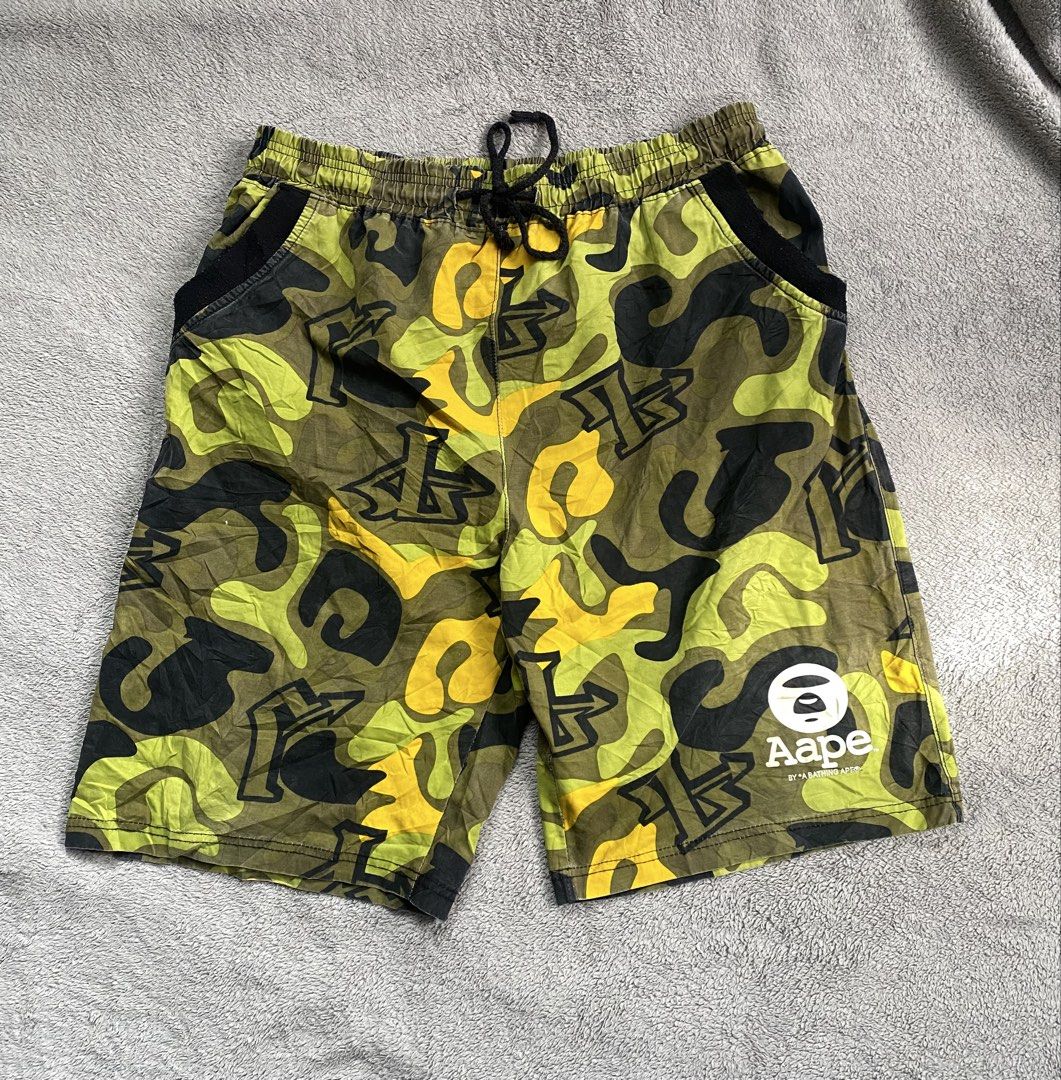Aape Camou Short (Category: Shorts) located in Dalaguete. Submitted by mrthrift. (Listing ID 1467200903, Image 1). Description: waist 32-34 length 22 hem 11.5.