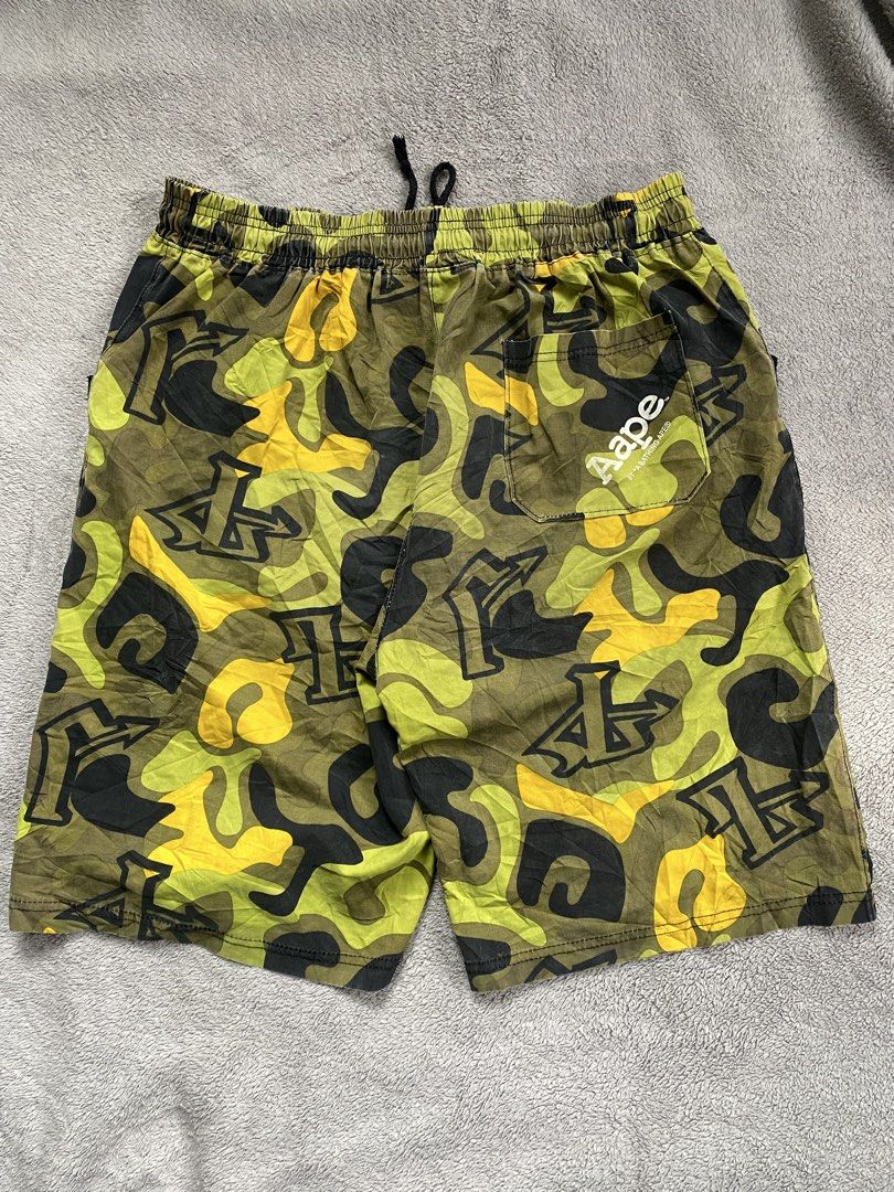 Aape Camou Short (Category: Shorts) located in Dalaguete. Submitted by mrthrift. (Listing ID 1467200903, Image 3). Description: waist 32-34 length 22 hem 11.5.