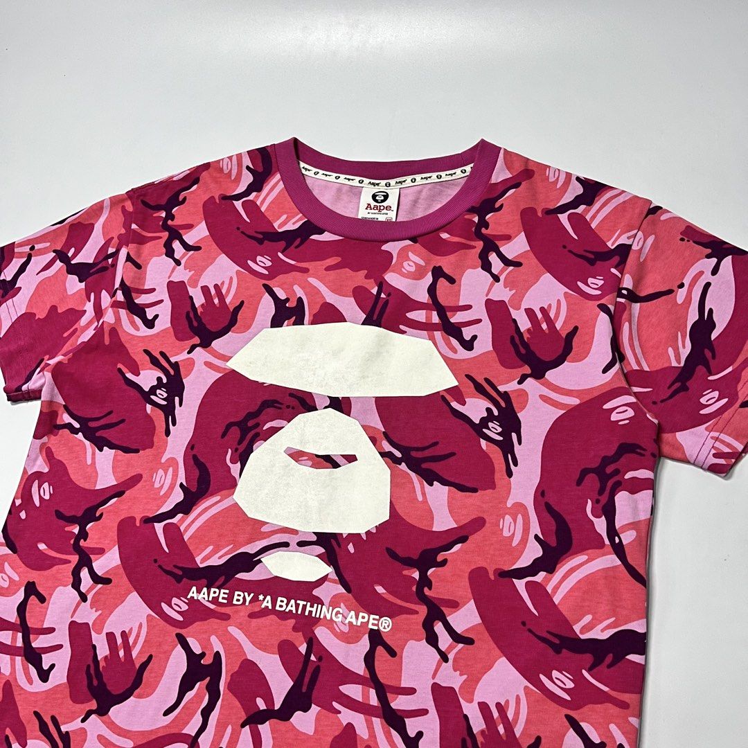 Aape Camouflage Tee (Category: Tshirts & Polo Shirts ) located in Argao. Submitted by rarecollective. (Listing ID 1467168856, Image 3). Description: Aape Camouflage Tee 21 width | 28-29 length XSmall Excellent Condition 9.8 color rate flaw: Minimal scratch (need wash) Price: 799.00🏷️ direct message for inquiries! 📍Cebu, Mandaue city.