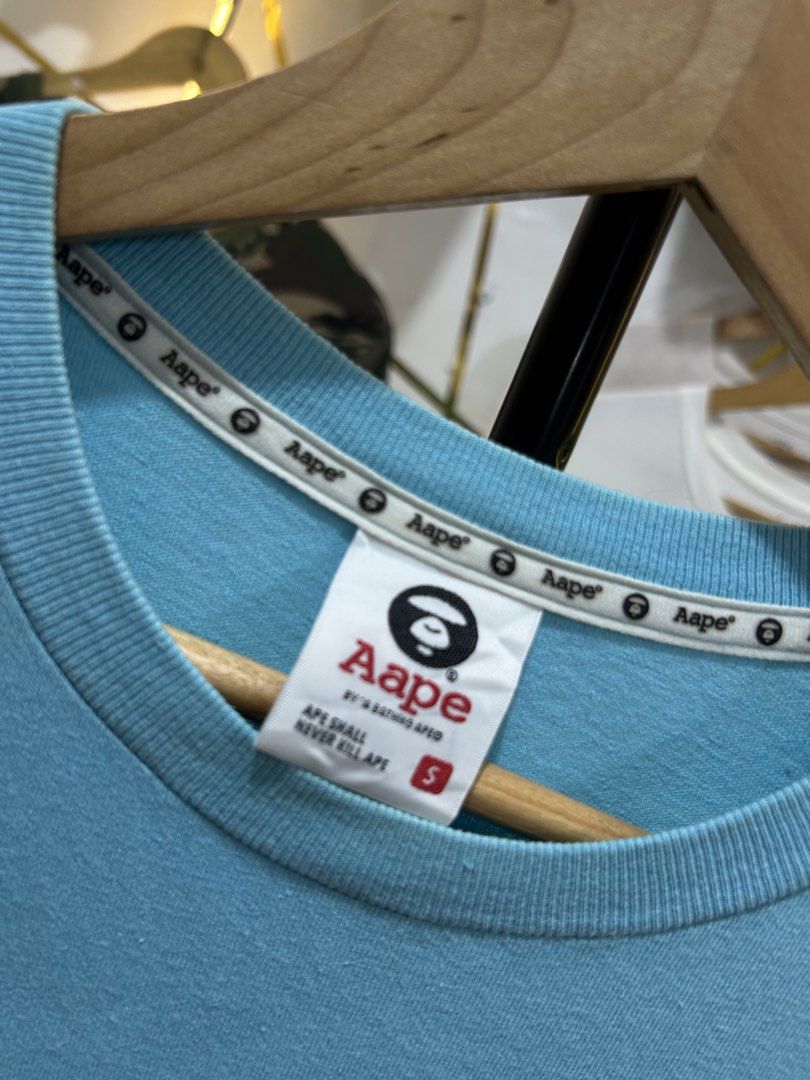 Aape pocket tee Camou (Category: Tshirts & Polo Shirts ) located in Manila. Submitted by cachegoodsuncovers (Listing ID 1467288683, Image 2). Description: Condition:exellent Color rate:9.5/10 Size: S on tag best fir M Dimes:19.5 x 27.5 Issue:none .