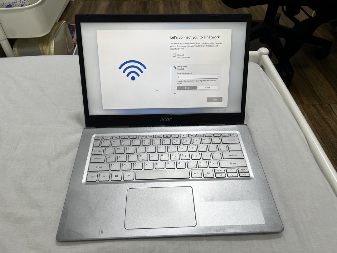 Acer Aspire a514-54 (Category: Laptops & Notebooks) located in Quezon City. Submitted by clifford255 (Listing ID 1467250968, Image 1). Description: Acer Aspire a514-54 - 11th Gen Intel(R) Core(TM) i3-1115G4 @ 3.00GHz - 12gb Ram (8gb + 4gb) - 256gb SSD Charger included Speakers are upgraded too RFS: Upgraded to macbook honest issue: yung nasa screen lang. pag black yung screen, may white na kita.