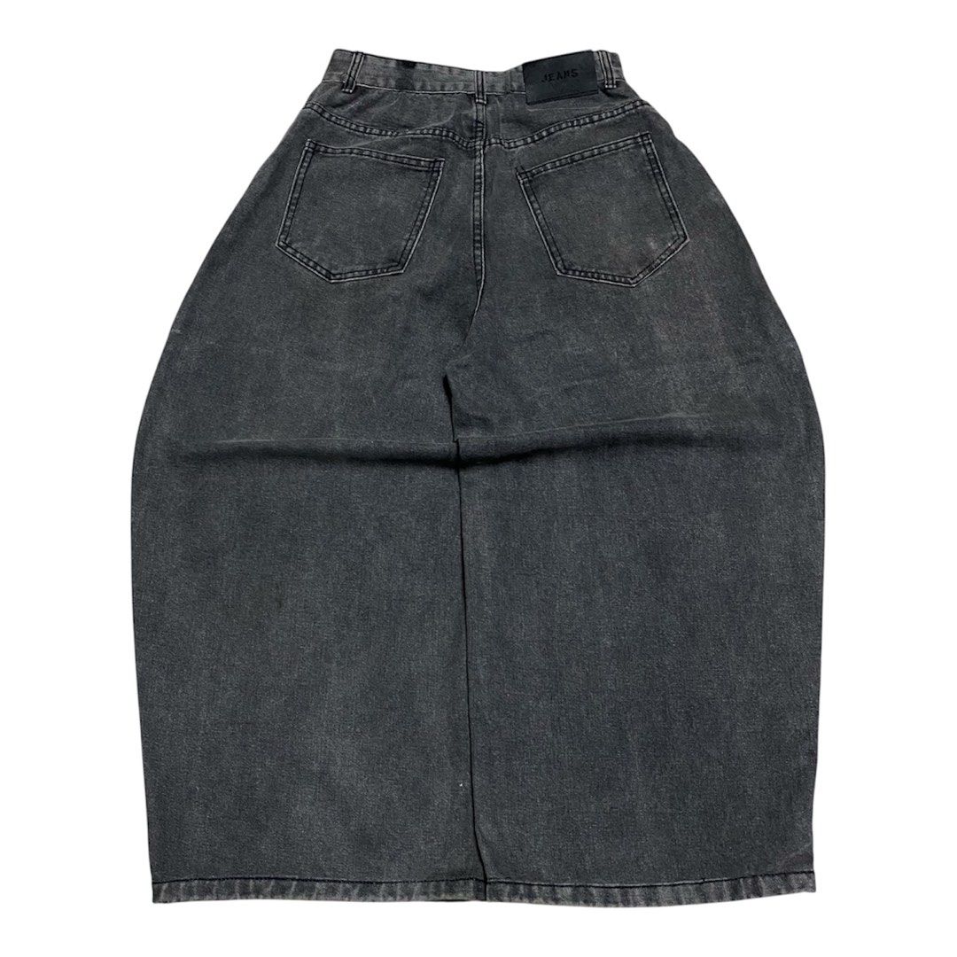 ACID GRAY BARREL PANTS (Category: Jeans) located in San Fernando. Submitted by treasure_findsssss (Listing ID 1467361782, Image 2). Description: ACID GRAY BARREL PANTS waist: 28 thigh: almost 15 length: 36 leg opening: 11.5 -mid -good condition -solid fittings -fav ! -must have -need wash -issue: altered but original hem (check comment section for details) -good for psg 🏷️: 299.