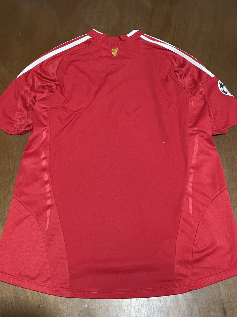 Adidas Liverpool Jersey (Category: Tshirts & Polo Shirts ) located in Cebu City. Submitted by flyasm3 (Listing ID 1467262575, Image 2). Description: don’t be shy, send offers 🙂‍↕️ IG: flyasm3 Size: XL on tag W: 21.5 in L: (front) 26 in, (back) 29 in Flaws: minimal stain, can be washed (see last pic) +sf.