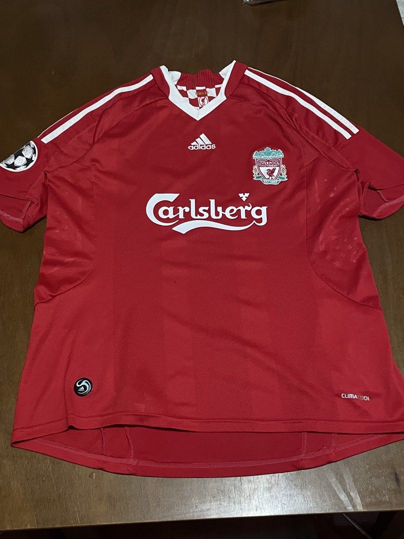 Adidas Liverpool Jersey (Category: Tshirts & Polo Shirts ) located in Cebu City. Submitted by flyasm3 (Listing ID 1467262575, Image 1). Description: don’t be shy, send offers 🙂‍↕️ IG: flyasm3 Size: XL on tag W: 21.5 in L: (front) 26 in, (back) 29 in Flaws: minimal stain, can be washed (see last pic) +sf.
