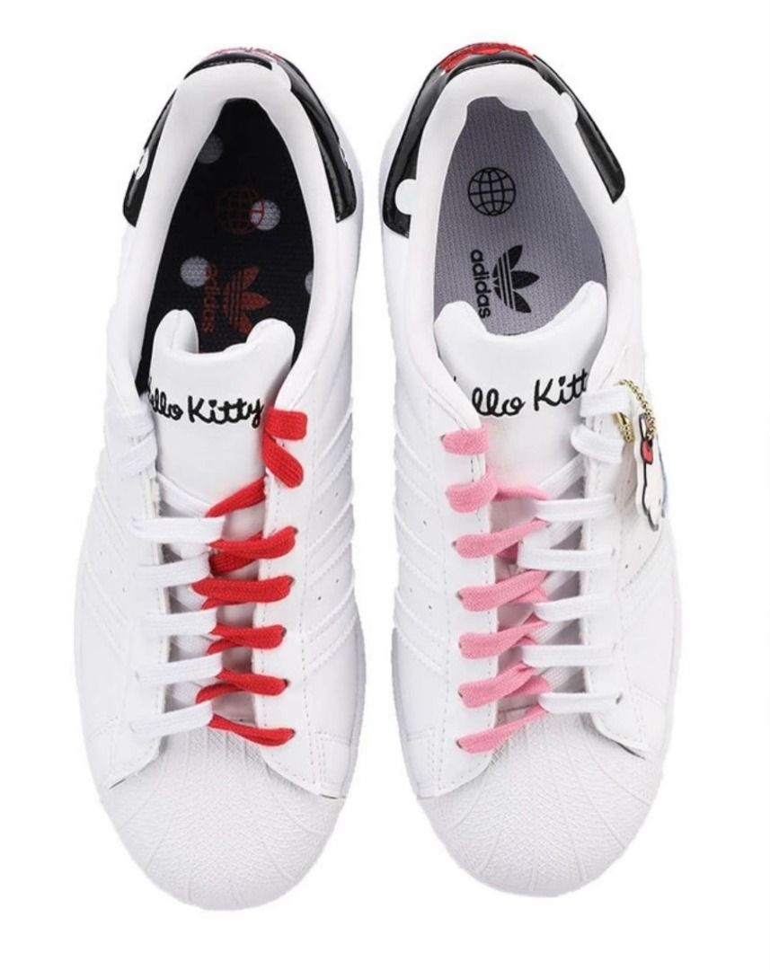 Adidas Superstar x Hello Kitty US 7 (Category: Sneakers) located in Quezon City. Submitted by beckyshop2024 (Listing ID 1467358362, Image 1). Description: - Used once - In mint condition - Original from Adidas Retail Store.