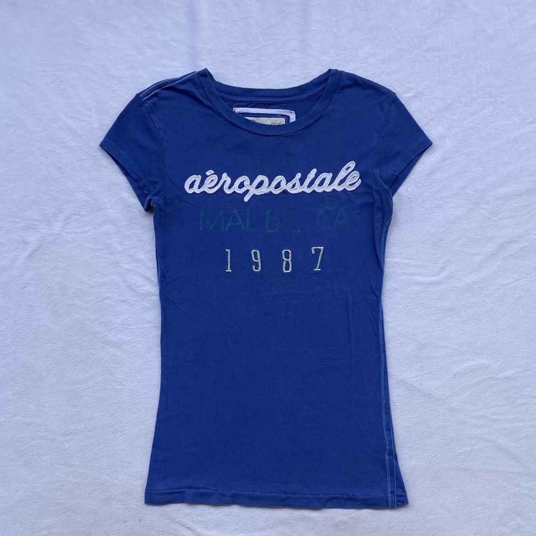 Aeropostale Malibu CA Tee (Category: Blouses) located in General Santos City (Dadiangas). Submitted by kala_chuchi (Listing ID 1467175166, Image 1). Description: Aeropostale Malibu CA Tee Size. Small 14.5 inches width 25 inches length No flaws Over all condition Excellent Mine. 350 Steal. 50/100 increments Claim. 850.