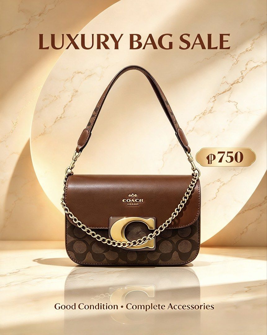 AFFORDABLE LUXURY BAGS!! (Category: Cross-body Bags) located in Manila. Submitted by mightyriver.428a6a (Listing ID 1467198108, Image 1). Description: PREMUIM QUALITY AUTHENTIC DESIGN COMPLETE INCLUSION PS: OEM SYA .
