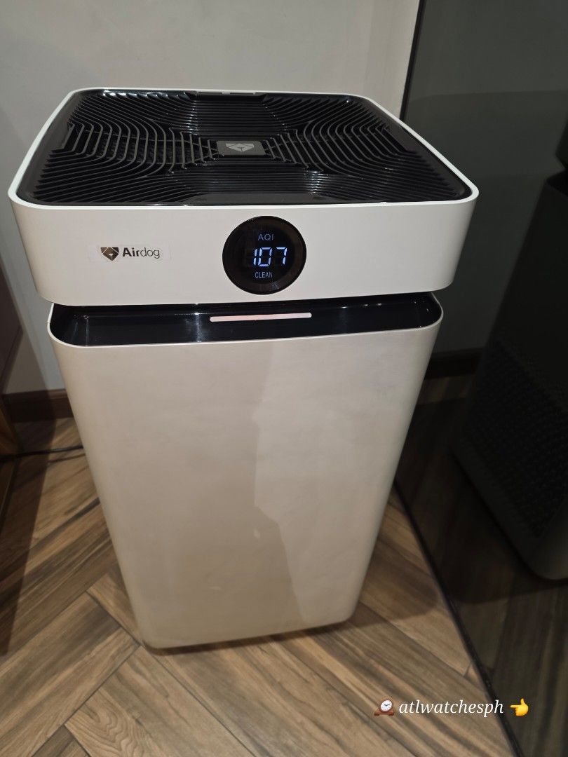 AIR DOG X 8 (Category: Cleaning Tools & Supplies) located in Taguig. Submitted by atlwatchesph (Listing ID 1467290199, Image 1). Description: AIR DOG by silocon valley year 2022 lightly used very very efficient and filter change free. only cleaning of filter no need to change. retail price in stores 58k . im selling only at 25k very very good working condition.