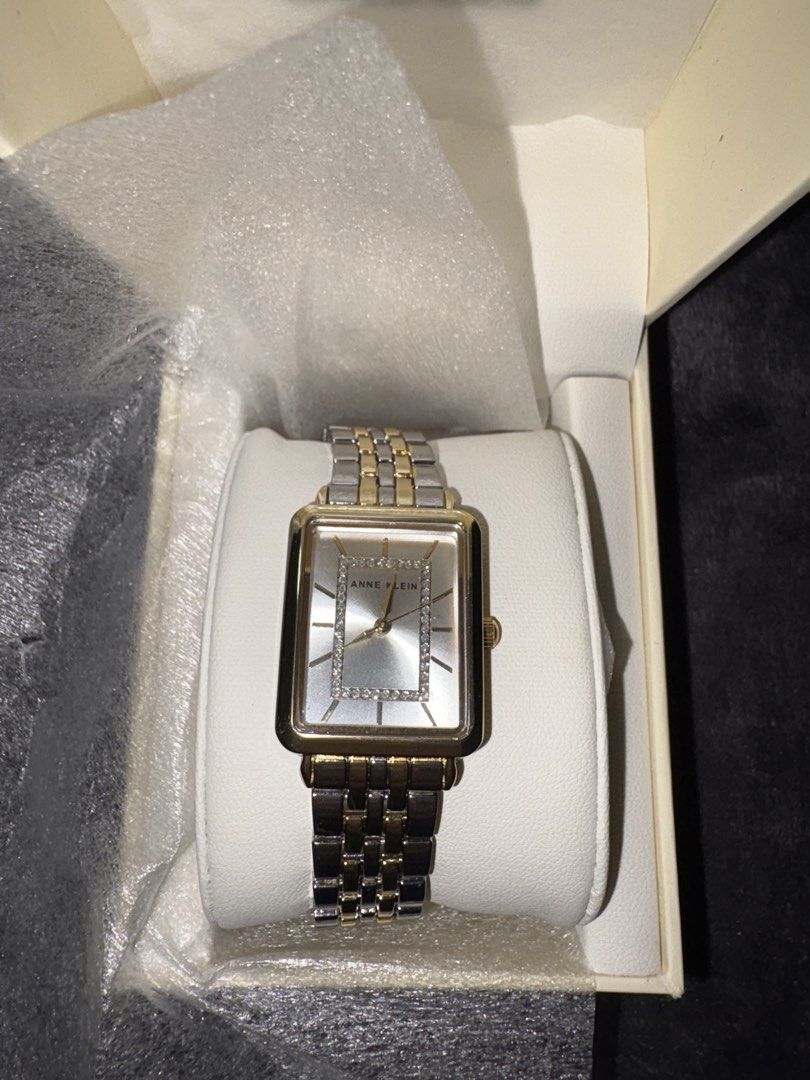Anne Klein Two Tone Ladies watch RUSH SALE!!! (Category: Women's Watches) located in Angeles City. Submitted by decluterwithmochiii (Listing ID 1467295384, Image 3). Description: Brand new unused, still has tags.